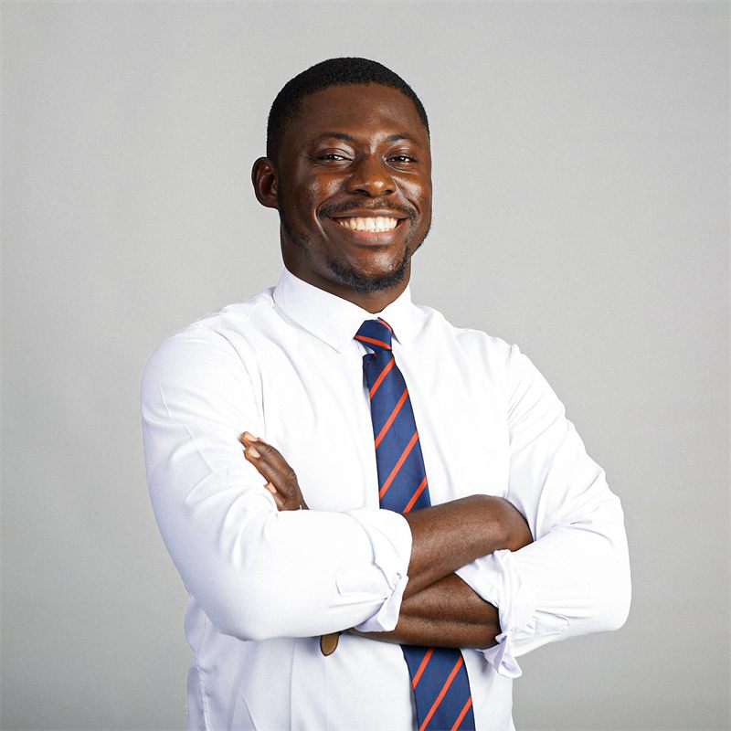 Portrait of Olubori Paul, HEvolve Foundation Ambassador