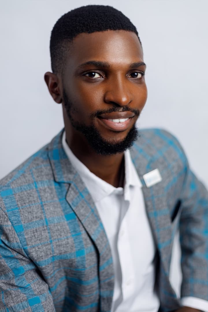 Portrait of Riliwan O. Amoo, Founder & Executive Director of HEvolve Foundation